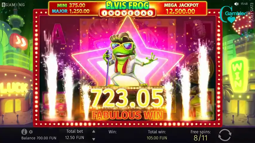 Elvis Frog in Vegas — captura