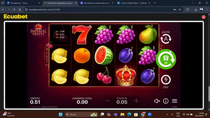 giros gratis — captura