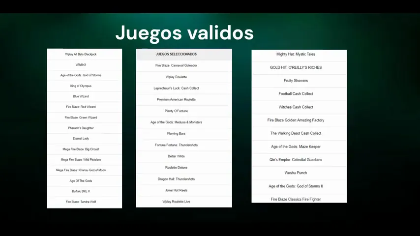 bono sin deposito — captura